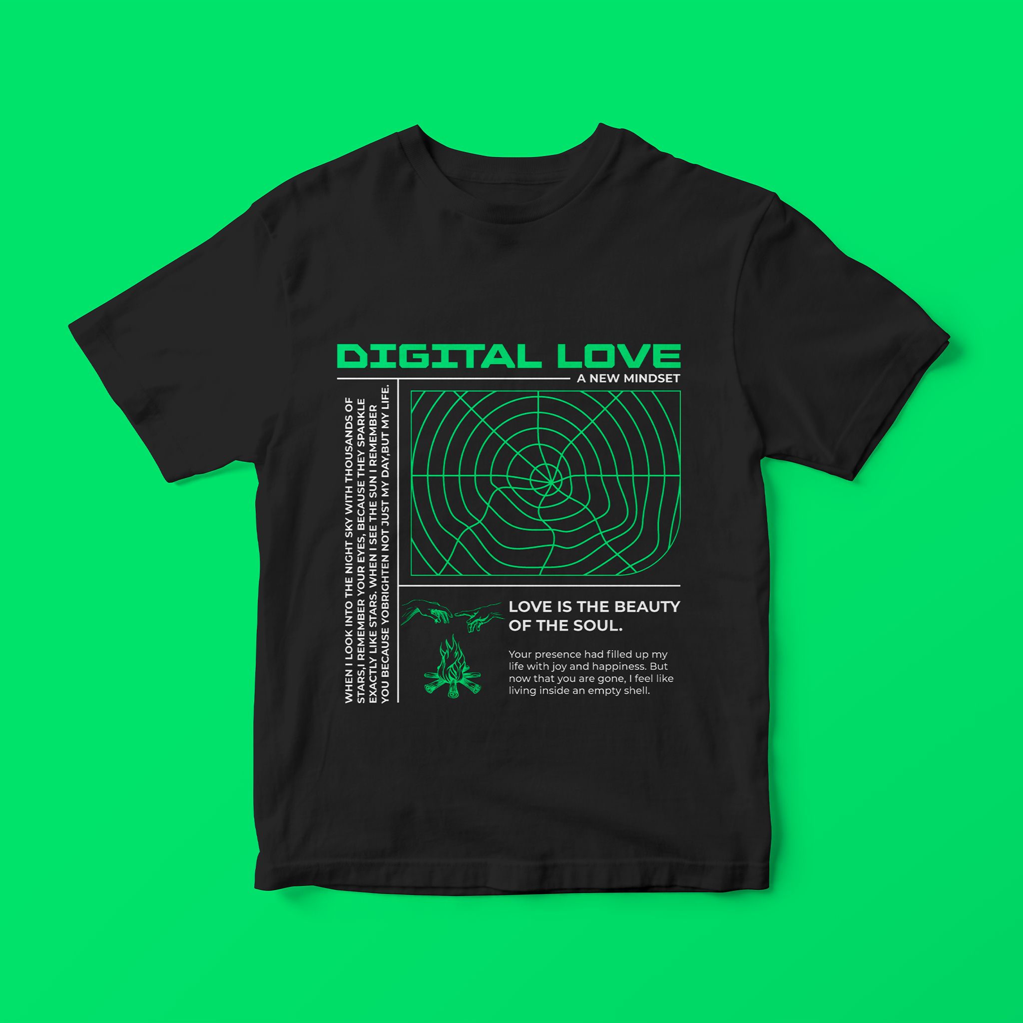 Ember Lab Visuel Tshirt digital love