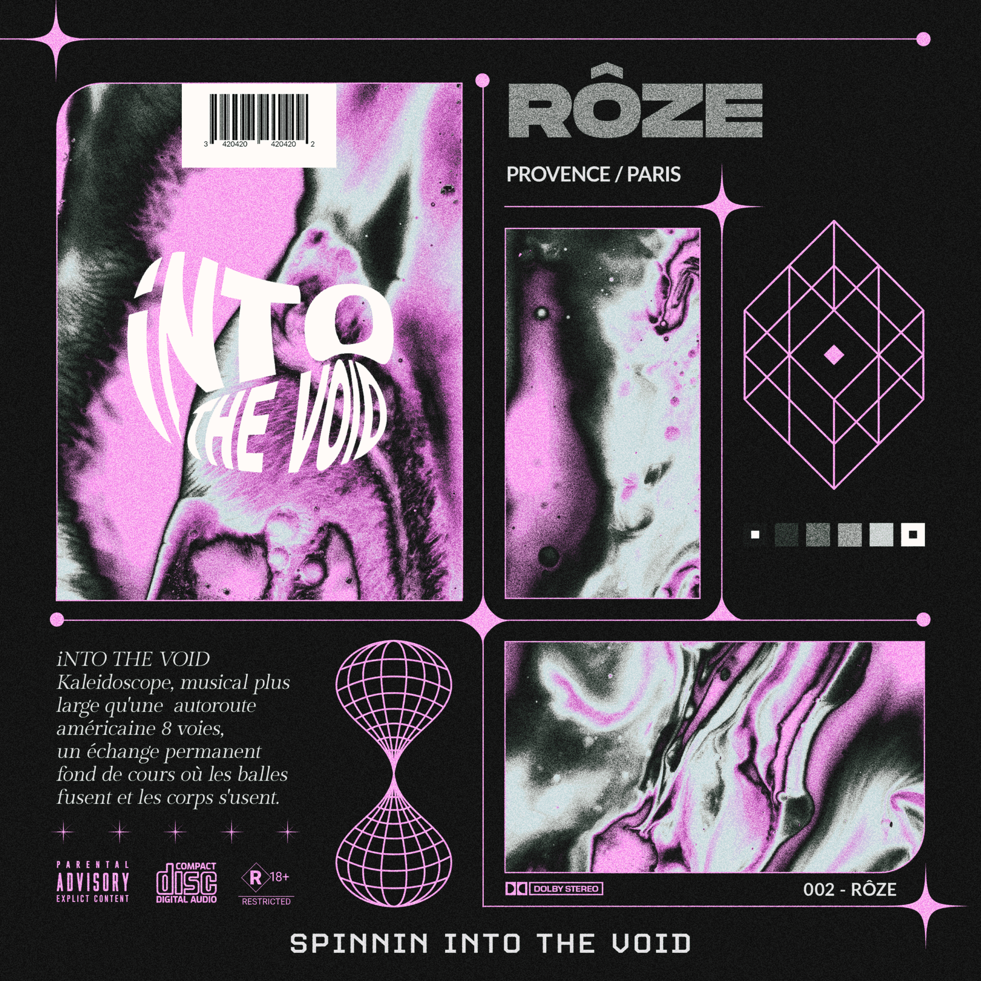 Cover spinnin into the void 002 Roze