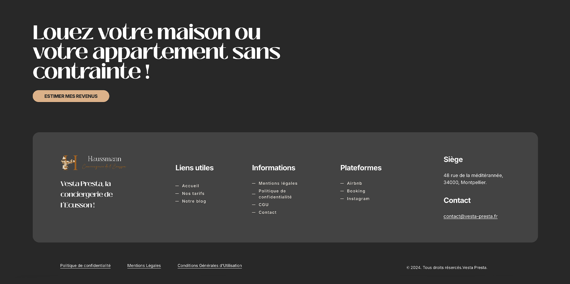 Conciergerie Haussmann 12 Lien vers l'image