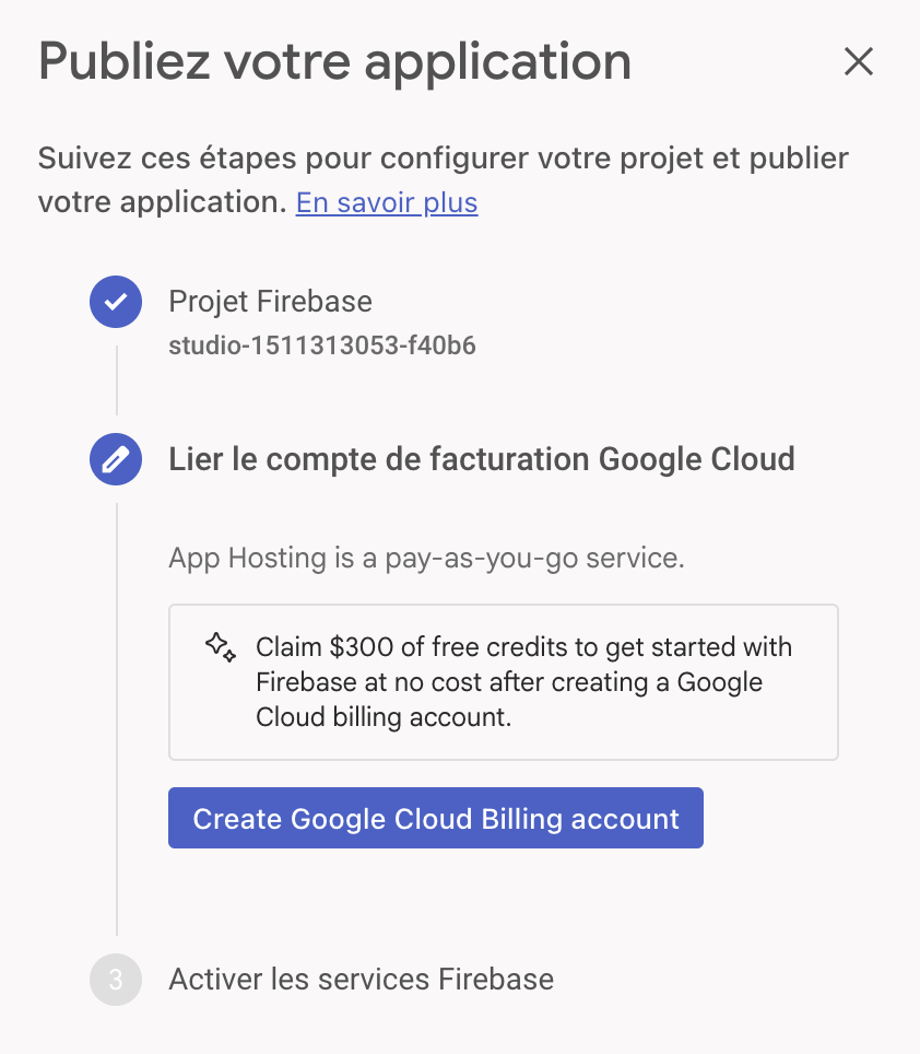 Firebase Studio : Le créateur d'application IA de Google - Capture d’écran 2025 12 27 à 12.22.58 - Coelus