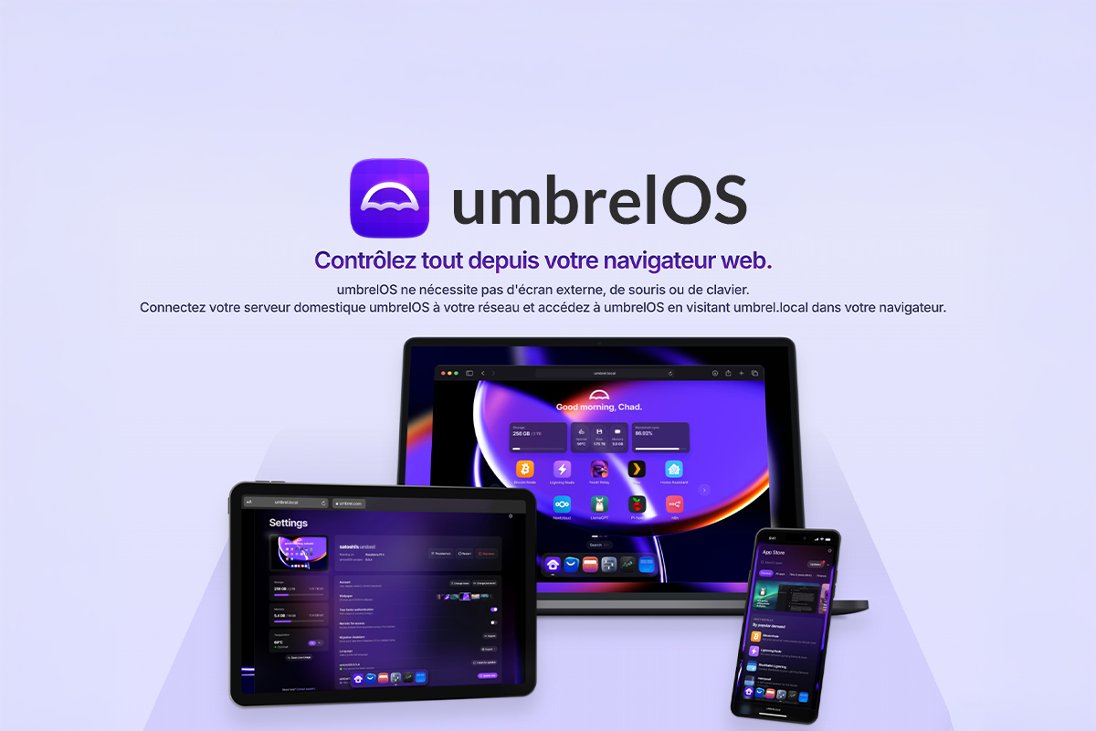 UmbrelOS : un système d’exploitation pour auto-héberger ses services à domicile