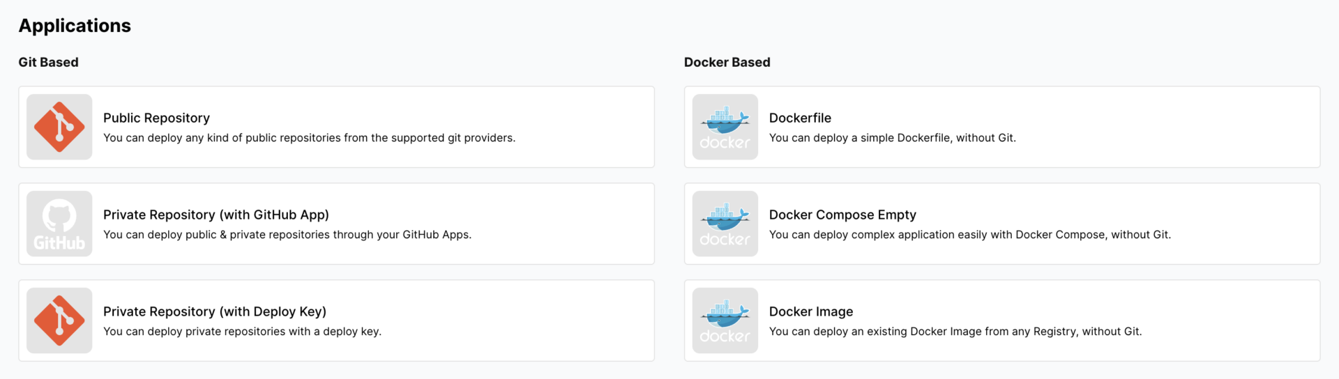 Coolify : Déployer des outils open sources en quelques clics ! 5 Lien vers l'image