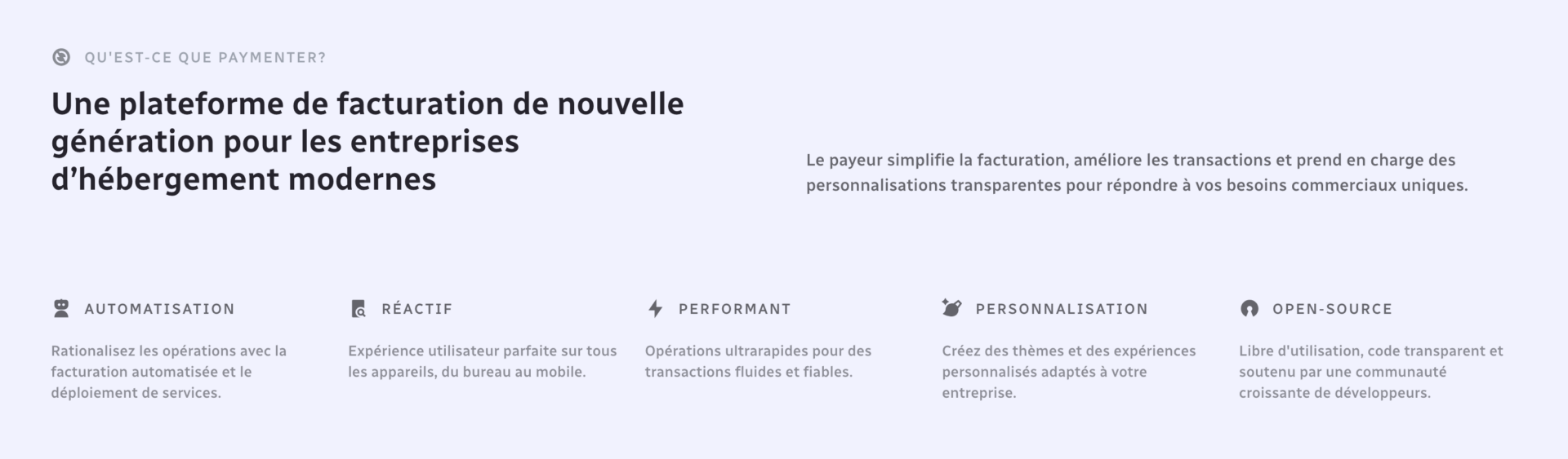 Paymenter : Plateforme de facturation pour services d’hébergement - Paymenter - plateforme de facturation hébergement entreprise - Coelus