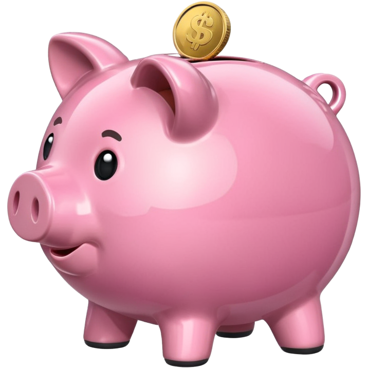 Supabase : le backend open-source auto-hébergé idéal pour le Vibecoding - Emojis.com money in a piggy bank side on - Coelus