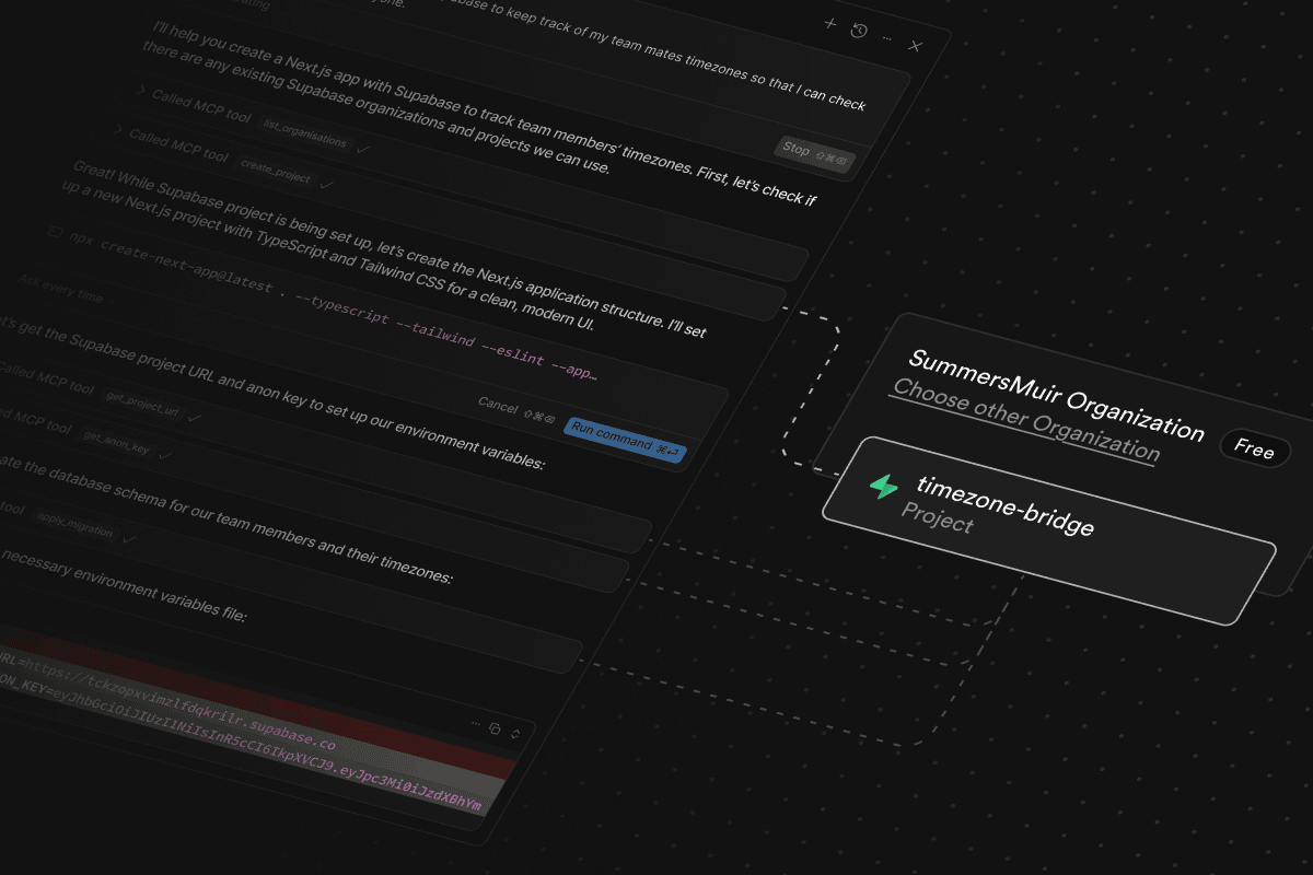 Can I Run AI locally? : Découvrez quels LLM votre machine est capable d'exécuter - Supabase mcp banner - Coelus
