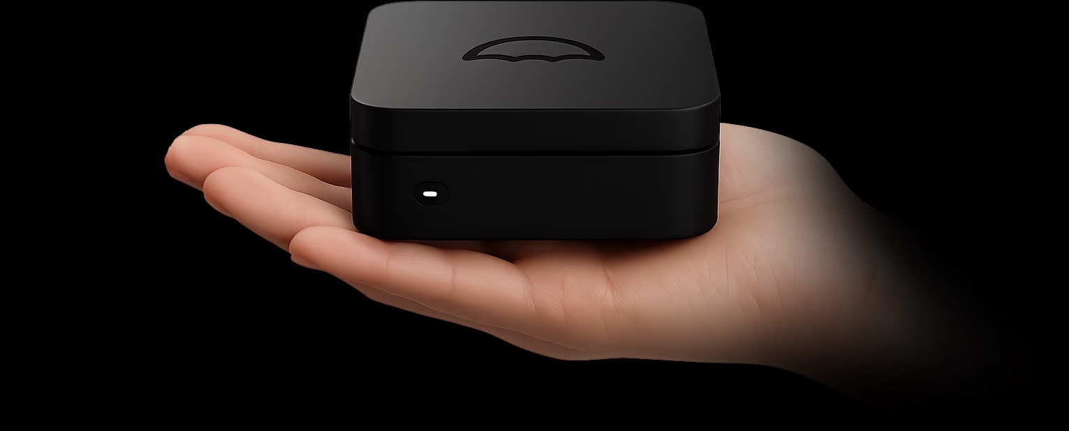 Umbrel Home : le serveur personnel clé en main pour l’auto-hébergement - Umbrel home taille d une paume - Coelus